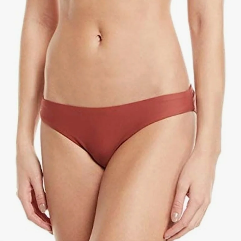 NWT Pilyq Womens Henna Cheeky Cut Bikini Swim Sz M